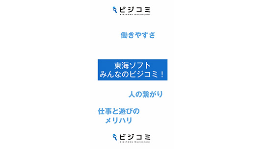 【東海ソフト】自由度が高く働きやすい【動画ビジコミ】